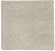 Vopi, Kusový koberec Capri Lux cream štvorec, 60x60, béžová, chodba / predsieň