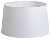 Ľanové tienidlo biele okrúhle šikmé 35/30/20