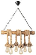 Brilagi - Luster na reťazi KOS 6xE27/60W/230V buk