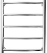 Kúpeľňový rebríkový radiátor CLASSIC 88W/230V 50x43 cm nerez/lesklý chróm