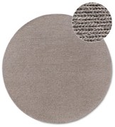 Svetlohnedý ručne tkaný vlnený okrúhly koberec ø 160 cm Francois – Villeroy&amp;Boch