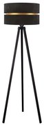 Duolla - Stojacia lampa DUO 1xE27/60W/230V pr. 44 cm čierna/wenge DU83525SC