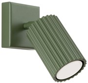 Zelené bodové svietidlo 8x16 cm Gleam – Sollux