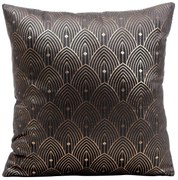 DEKORAČNÁ OBLIEČKA NA VANKÚŠ AGNES 40X40 CM TMAVOSIVÁ