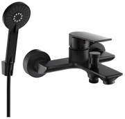 Mexen Alexa R40 vaňová batéria so sprchovacím setom, čierna - 7123R40-70
