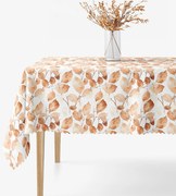 Goldea hranatý teflónový obrus - odtlačky listov 80 x 80 cm