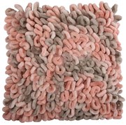 Růžový vankúš s výplňou Isabella - 45*45 cm