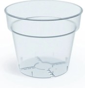 Plastový kvetináč PLANTIS transparentný