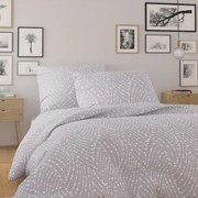 Kvalitex Bavlnené obliečky Nordic Astra sivá, 140x 220 cm, 70 x 90 cm, 140 x 220 cm, 70 x 90 cm