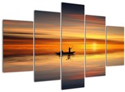 Obraz - plavba na loďke (150x105 cm)