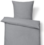 Ľanová posteľná bielizeň, sivá, štandardná veľkosť