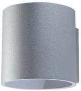 Nástenné svietidlo Orbis, 1x sivé kovové tienidlo