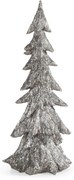 DEKORAČNÁ SOŠKA PINE 18X44 CM STRIEBORNÁ