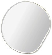 Ferm Living Dizajnové nástenné zrkadlo Pond Brass – small