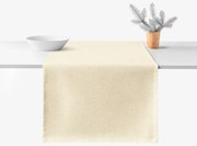 Goldea vianočný exkluzívny behúň na stôl - zlatý s trblietkami 35x120 cm