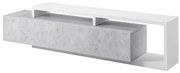 TV stolík Bota 40 Biely/Betón Colorado