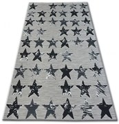 Koberec LISBOA 27219/956 Hviezdy čierny