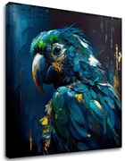 Dekoratívna maľba na plátne - PREMIUM ART - Rainbow Feathers in Flight