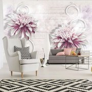 Fototapeta - Ružové kvety (254x184 cm)