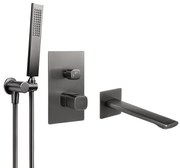 Laveo Tores, vaňová súprava pod omietku, grafitová, LAV-BVT_911P