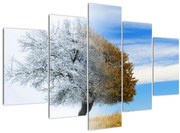 Obraz - Zmena ročného obdobia (150x105 cm)