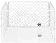 Ohrádka pre domácich miláčikov biela