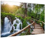Obraz - Plitvické jazerá (90x60 cm)