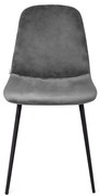 Jedálenská stolička SLANK sivá ALL 977972