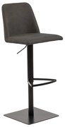 Antracitová barová stolička s nastaviteľnou výškou (výška sedadla 78,5 cm) Avanja – Actona