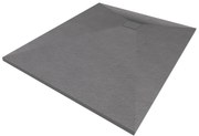 Erga Oldaf, SMC obdĺžniková sprchová vanička 120 x 90 cm, šedá matná, ERG-GMA-OL-90120G