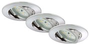 Briloner 7209-038 - SADA 3x LED Kúpeľňové podhľadové svietidlo LED/5W/230V IP23