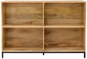 furniture-nabytek.cz - Úzka knižnica 130x90x35 z dreva mango