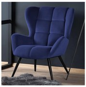 Kreslo CHATEU tmavomodré