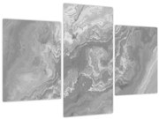 Obraz - Mramor v čiernobielej (90x60 cm)