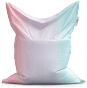 Sedací vak Classic cukrová vata - detský, ružová / tyrkysová