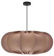 Závesný luster CAFEE na lanku, 1xE27/40W/230V, priemer 52 cm, hnedý