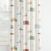 Goldea detský bavlnený záves - svet autíčok 140x150 cm