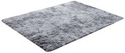 TZ Sivý obdĺžnikový shaggy koberec Ombre Rozmer: 100x150 cm