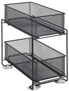 WENKO 69768800 - Držiak na zásuvku GIOMA 35x33,5 cm čierny