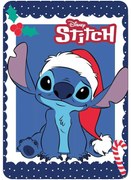 Vianočná flísová deka Lilo & Stitch - 100 x 140 cm
