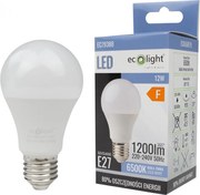 LED žiarovka E27 12W 1200lm CW 6500K A60 - studená biela