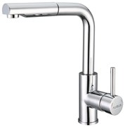 ALVEUS 1135365 - Drezová batéria s vyťahovacou sprškou SARA 29,7 cm lesklý chróm