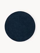 Okrúhly ručne tuftovaný vlnený koberec Mason