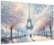Obraz - Maľba z Paríža (90x60 cm)