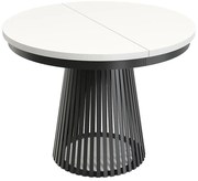 Rozkladací stôl  Garda čierna/alpská biela