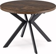 Rozkladací stôl LUKAS 100-250 cm rustikálny dub/čierny