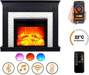 Elektrický krb DLC Morella Antracit EF 4, 900/1800 W