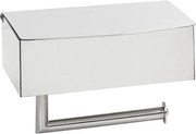 Bemeta Design Držiak toaletného papiera, so skrinkou, nerez, brus - 101012175