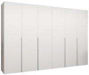 Skriňa Alicante I 300 biela/strieborný