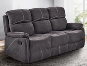 Trojsedák Fortuna, šedá látka, funkcia polohovanie%